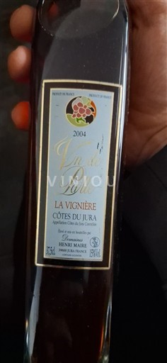 Jura Côtes du Jura Henri Maire La Vignière 2004
