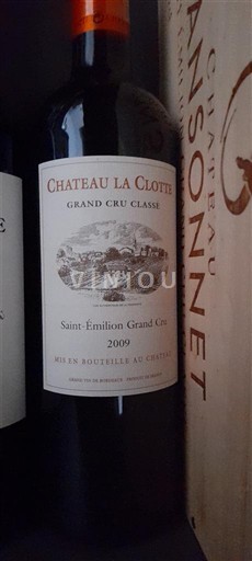 Burdeos Saint-Émilion Gran Cru Château La Clotte 2009