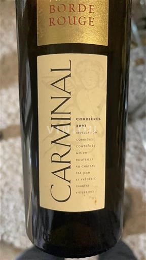 Langvedok Corbières Borde Rouge CarminaL 2007