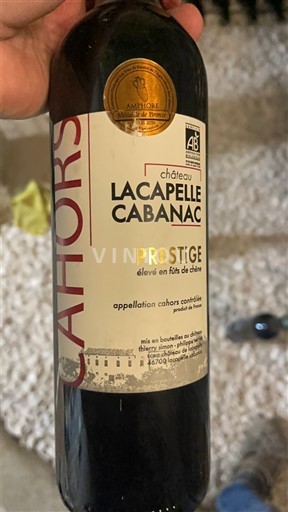 Tây Nam Cahors Château Lacapelle Cabanac Prestige 2007