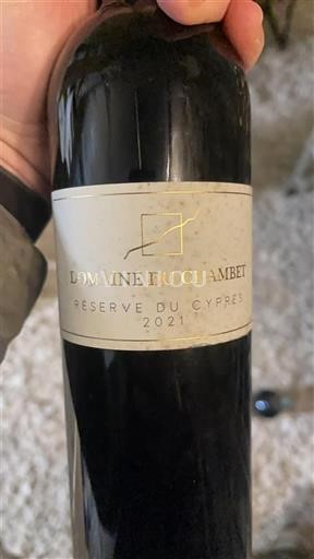 Burdeos Bordeaux Domaine Chambet Réserve du Cyprès 2021