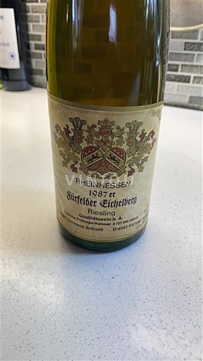 Porenje-Rajna Rheinhessen Schmitt Siefelhof Eichelberg 1987