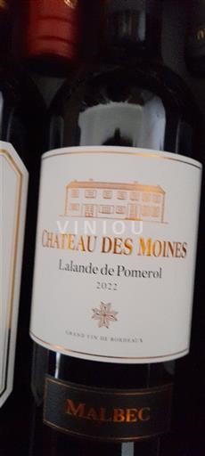 Bordeaux Lalande-de-pomerol Château S Moines Malbec 2022