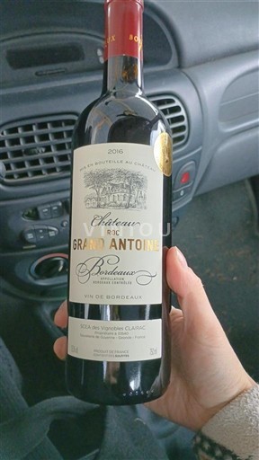 Bordeaux Château Roc Grand Antoine 2016