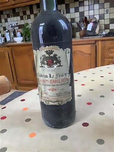 Vina Rouge sec Château La Fortine 2001 Francija Bordeaux Saint-Émilion AOC