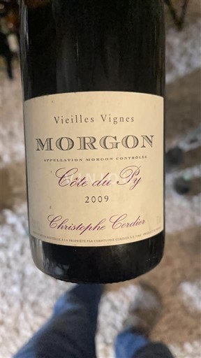 Beaujolais Morgon Christophe Cordier Côte du Py Vieilles Vignes 2009