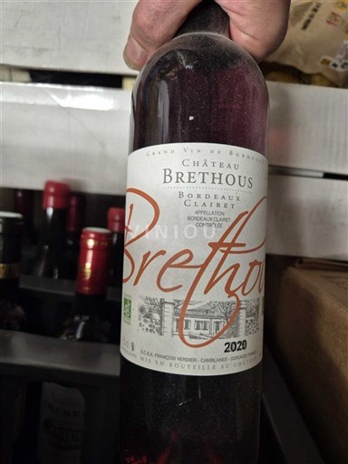 Bordeaux Bordeaux Clairet Château Brethous 2020