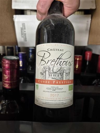 Bordeaux Cadillac-Côtes-de-Bordeaux Château Brethous Prestige 2017