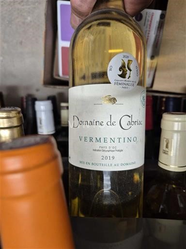 Languedoc ja Roussillon Pays d'Oc Domaine Cabriac Vermentino 2019