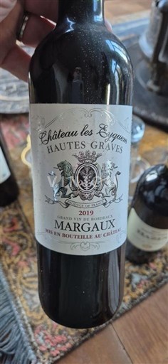 Бордо Марго Château Les Eyquems Hautes Graves 2019