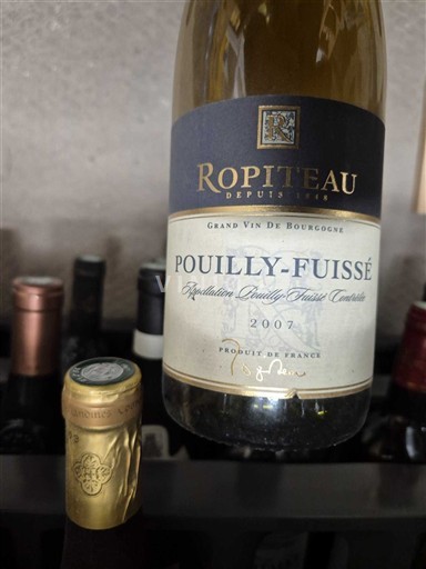 Burgundija Pouilly-fuissé Ropiteau 2007