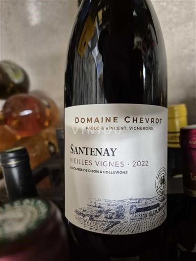 Bourgogne Santenay Domaine CHEVROT Vieilles Vignes 2022