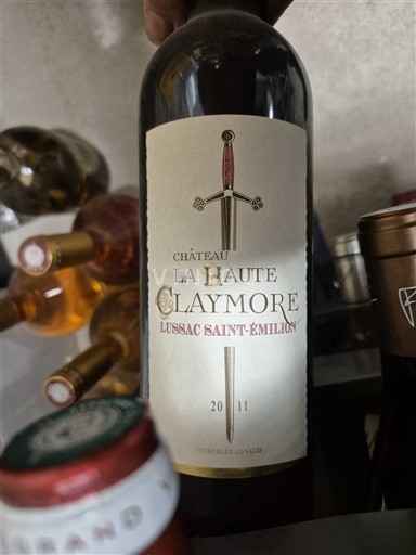 Bordeaux Lussac-saint-émilion Château La Haute Claymore 2011