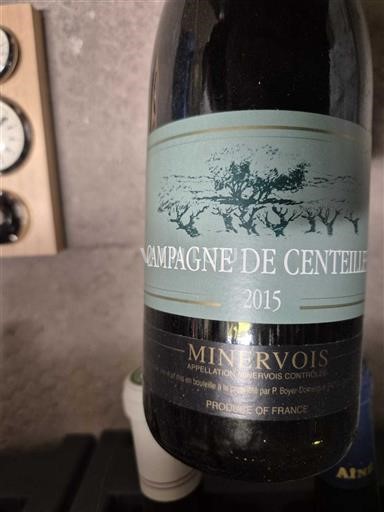 Langvedok Minervois Campagne de Centeilles 2015