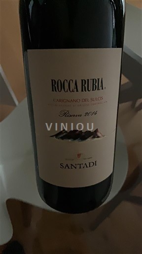 Sardinia Carignano del Sulcis Santadi Rocca Rubia Riserva 2014