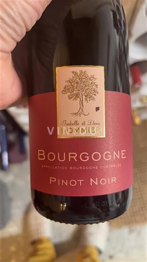 Burgundi Bourgogne Isabelle et Denis Pommier Pinot Noir Ei vuosikertaa