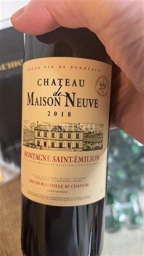 Bordeaux Montagne-Saint-Émilion Château Maison Neuve 2018