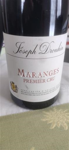 Vinos Rouge sec Joseph Drouhin Non millésimé Francia Borgoña Maranges AOC Premier Cru