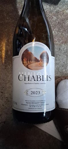 Borgogna Chablis Domaine Bocquet 2023