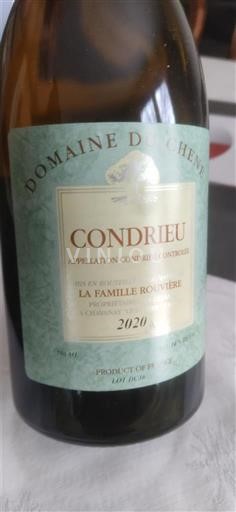 Rhône Valley Condrieu Domaine Chêne 2020
