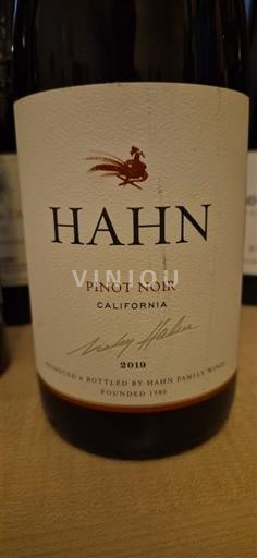Vùng trồng nho được cấp phép California Không được chỉ định Hahn 2019