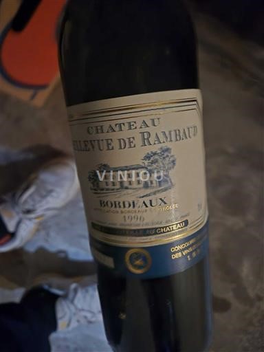 Burdeos Bordeaux Château Bellevue de Rambaud 1999
