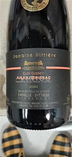 Valle della Loira Non specificato Domaine Dittière Clos Guenet 2020