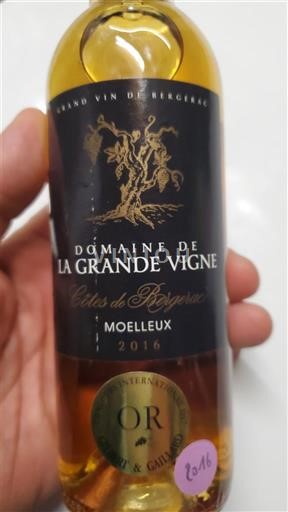 Tây Nam Côtes-de-bergerac Domaine La Grande Vigne 2016