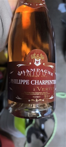 Champagne Sâm-panh Premier Cru Philippe Charpentier Không niên vụ