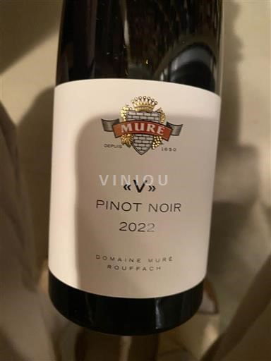 Alsace Pinot noir Domaine Muré V 2022