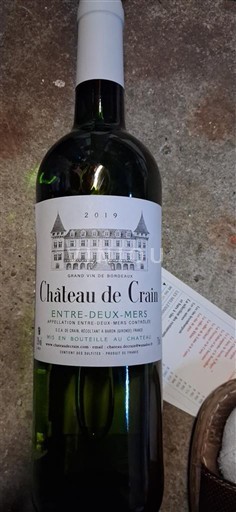 Bordeaux Entre-deux-mers Château Crain 2019