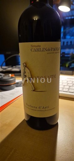Piemonte Barbera d'Asti Tenuta Carlin de Paolo Cursus Vital Không niên vụ