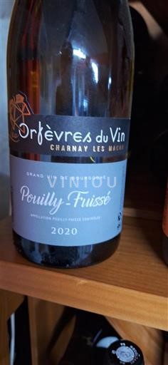Burgundija Pouilly-fuissé Orfèvres du Vin 2020