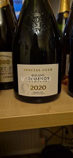 Champagne Ikke specificeret Grand Cru Roland Champion Special Club 2020