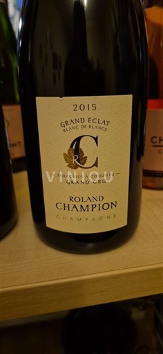 Champagne Ikke specificeret Grand Cru Roland Champion Grand Eclat 2015