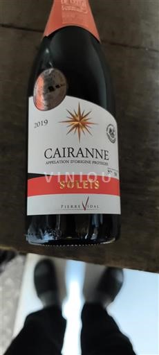 Rhônedalen Cairanne Pierre Vidal Soleis 2019