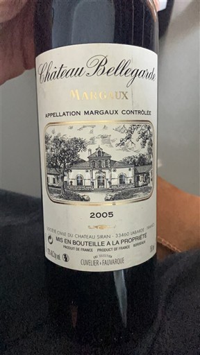 Bordeaux Margaux Château Bellegarde 2005
