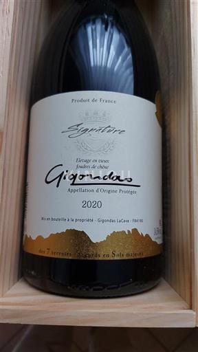 Rhône Valley Gigondas Gigondas LaCave Signature 2020