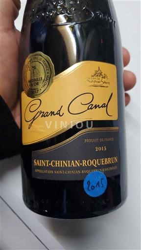 Langvedok Saint-Chinian Roquebrun Grand Canal 2015