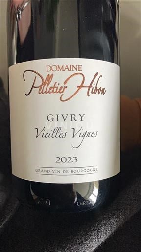 Burgundy Givry Domaine Pelletier Hibou Vieilles Vignes 2023