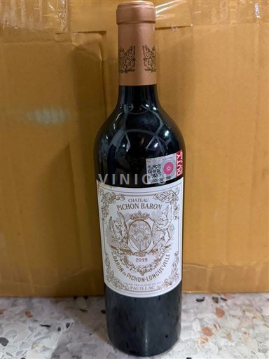 Bordeaux Pauillac Grand Cru Château Pichon Baron 2019