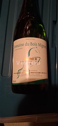 Valle della Loira Saumur Domaine Bois Mignot La Grande Vente 2015