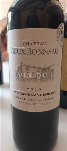 Bordeaux Montagne-Saint-Émilion Château Vieux Bonneau 2010