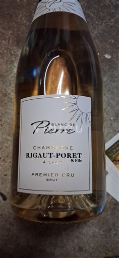 Champagne Ikke specificeret Premier Cru Rigaut-Poret Blanc de Pierre Ikke årgangsbestemt