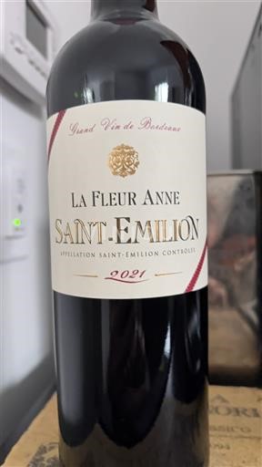 Bordeaux Saint-Émilion La Fleur Anne 2021