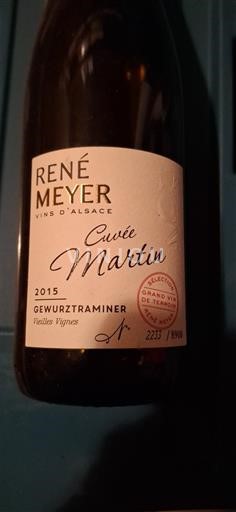 Alsace Gewurztraminer René Meyer Martin 2015