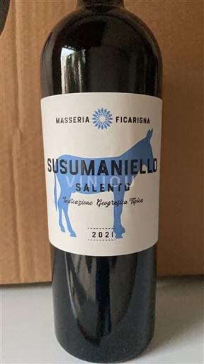 Puglia Susumaniello Salento Masseria Ficarigna 2021