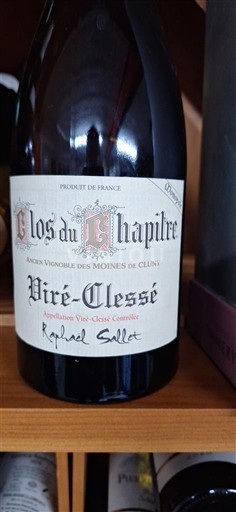 Bourgogne Viré-clessé Clos du Chapitre 2020