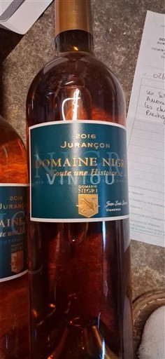 Tây Nam Jurançon Domaine Nigri Toute Une Histoire Toute une Histoire 2016