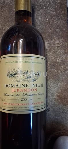 Tây Nam Jurançon Domaine Nigri Réserve du Domaine Nigri 2004